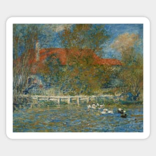 The Duck Pond by Auguste Renoir Sticker